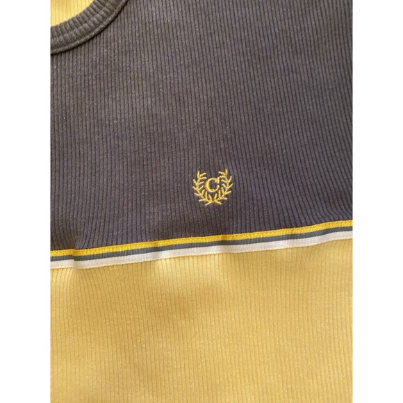 Patprimo  Casual Men’s  Size M. Dark Blue/ Yellow T- Shirt Short Sleeve. - Picture 4 of 9